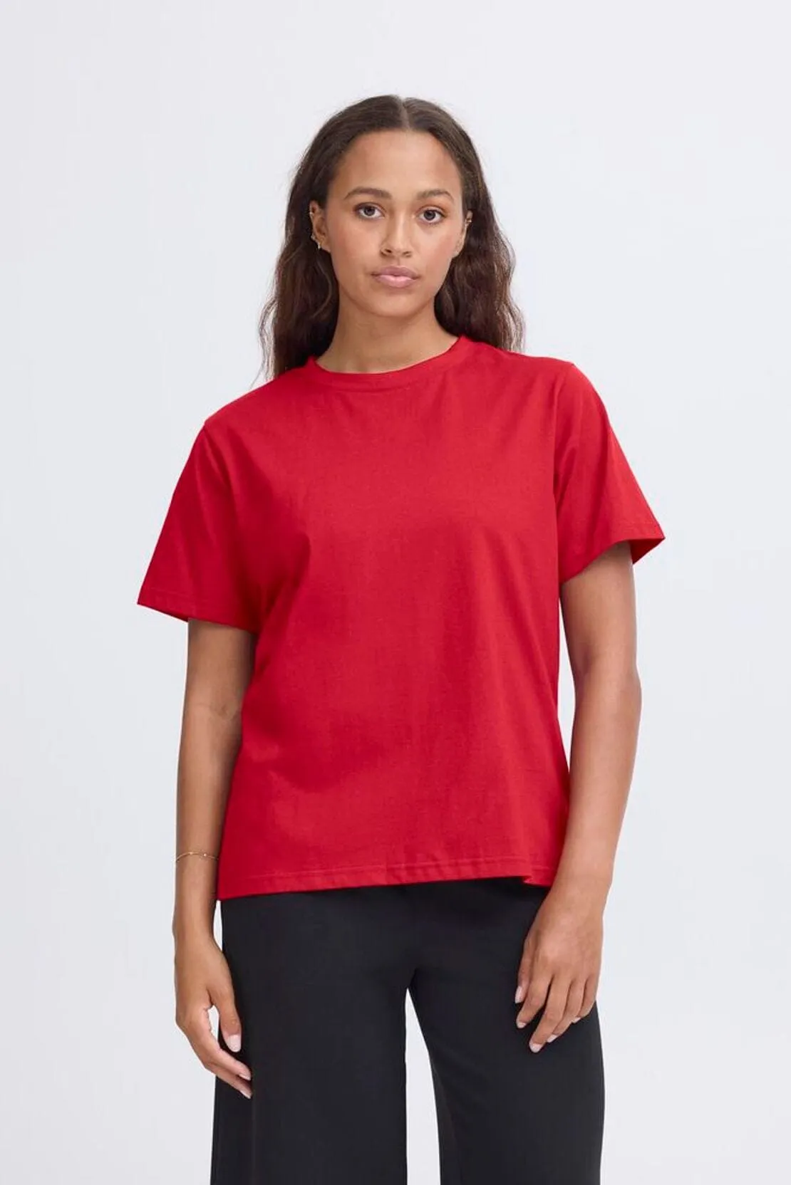 Sporty Sweatshirt PALMER RED LOOSE TSHIRT