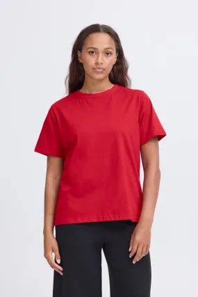 Sporty Sweatshirt PALMER RED LOOSE TSHIRT