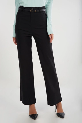 Pantalon jambe droite avec ceinture - YP5054Y2 - (E-C2) Water-resistant Cozy And Stylish