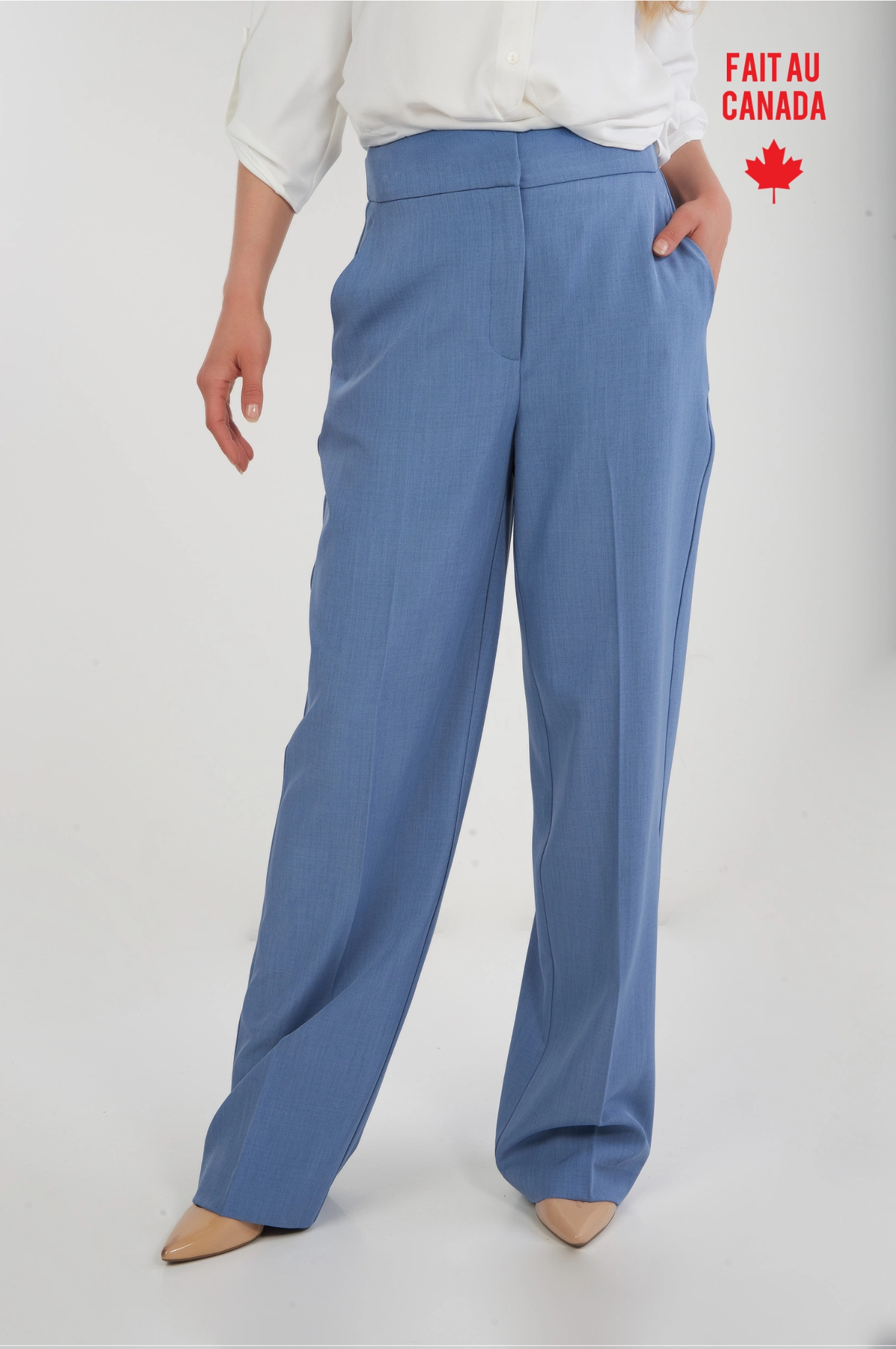 Pantalon propre ?? jambe large - SABOLA - (R-A15) Plus-size option Smart Layering