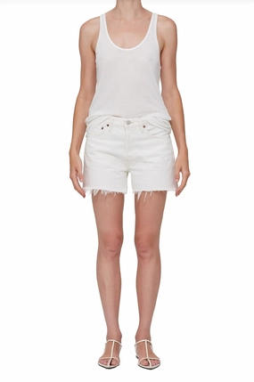 Parker Long Short In Pinna Cotta/white Flex Waist System Dynamic Flex Zones