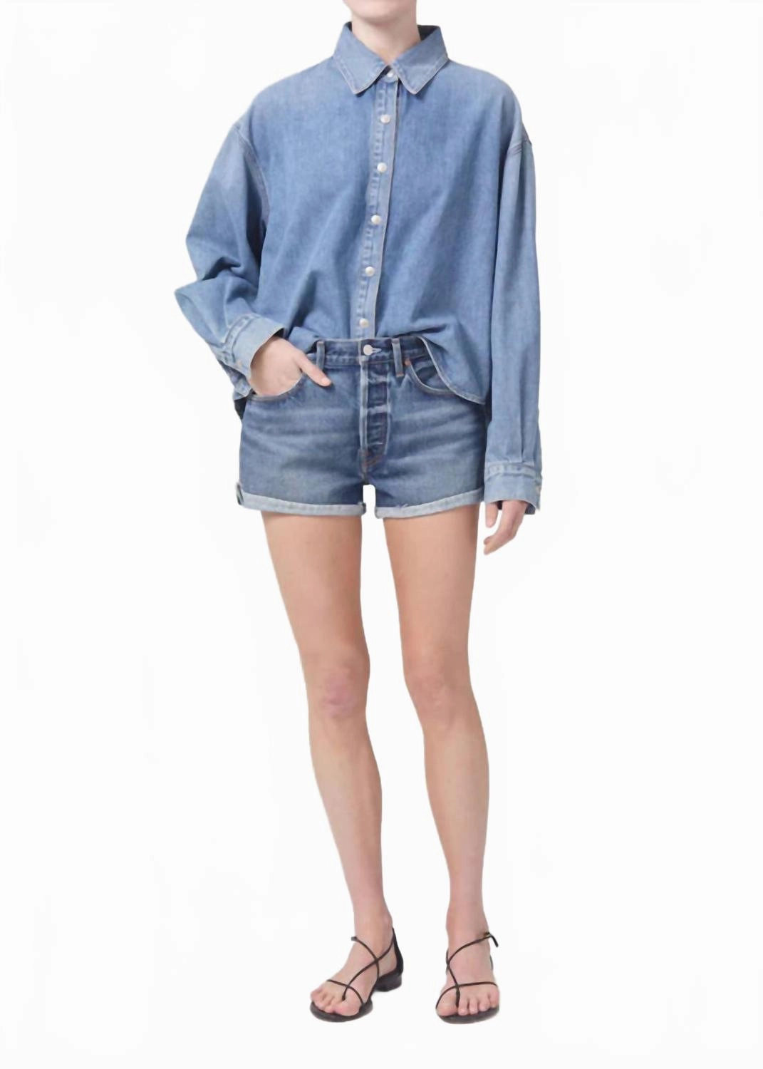 Vacation Outfit Mother's Day gift Parker Rolled Short In Ruin