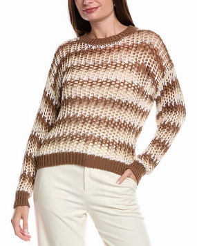 Peserico Open Knit Sweater Fashion Essentials