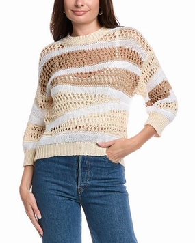 Fade Resistant Textiles Easy Fit Peserico Open Knit Sweater