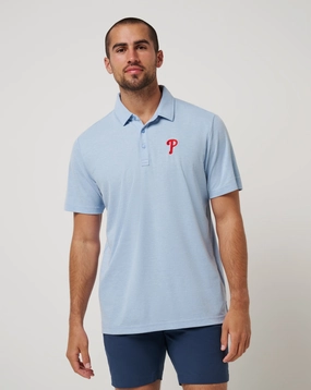 Philadelphia Phillies Playoff Pitch Polo Effortless Style Optimal Airflow Texture