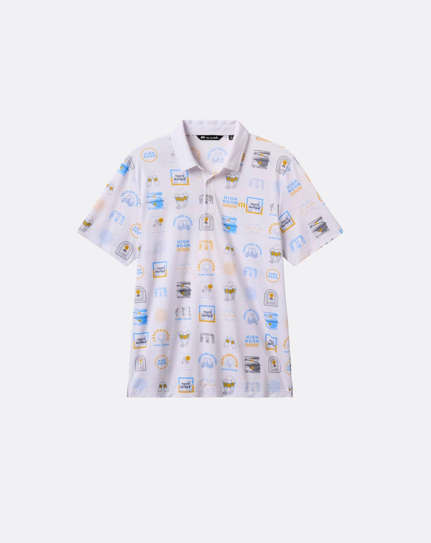 Tagless Neck Label Light Shirt Pineapple Paradise Polo