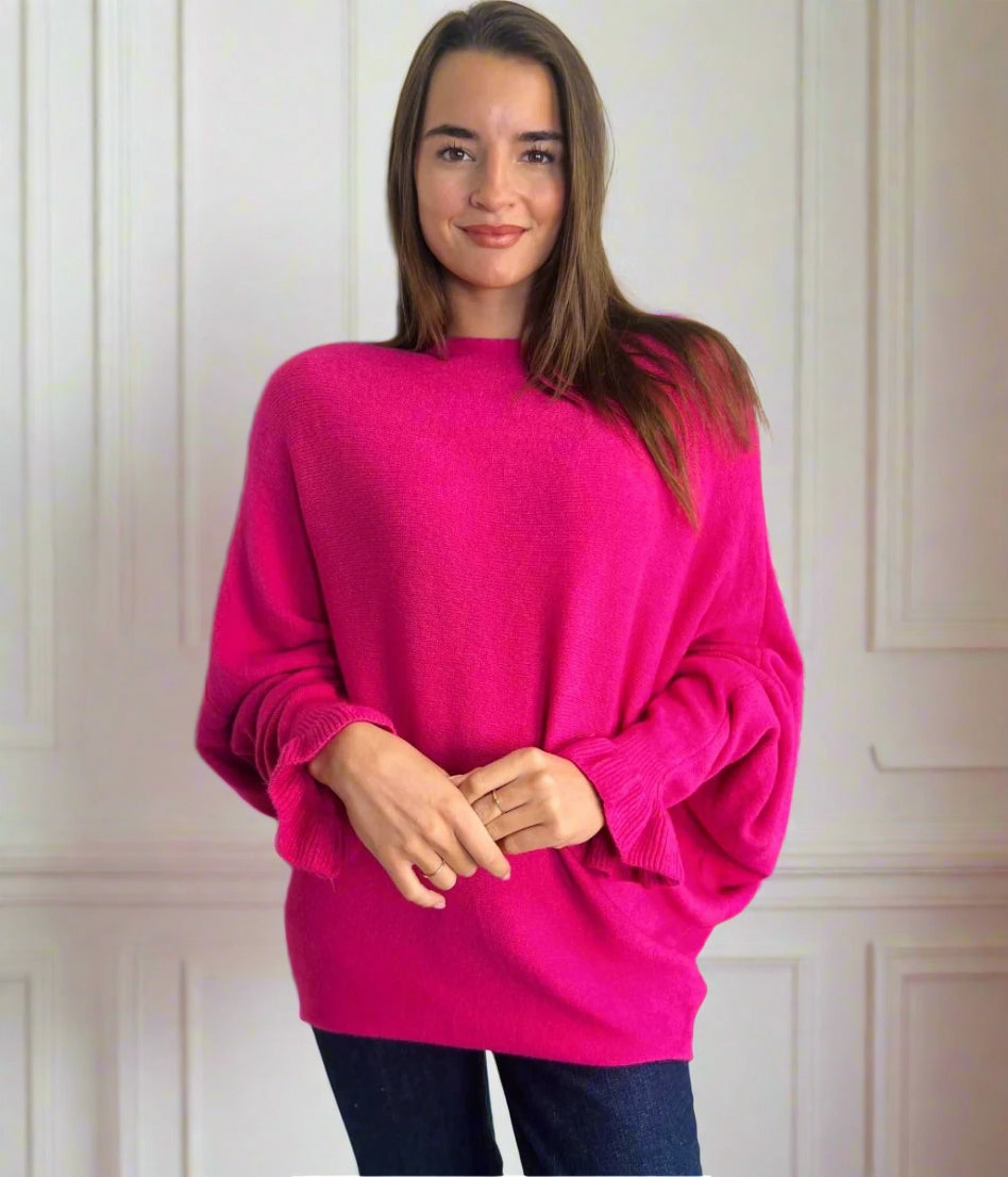 Breathable mesh Pink Rochelle Jumper