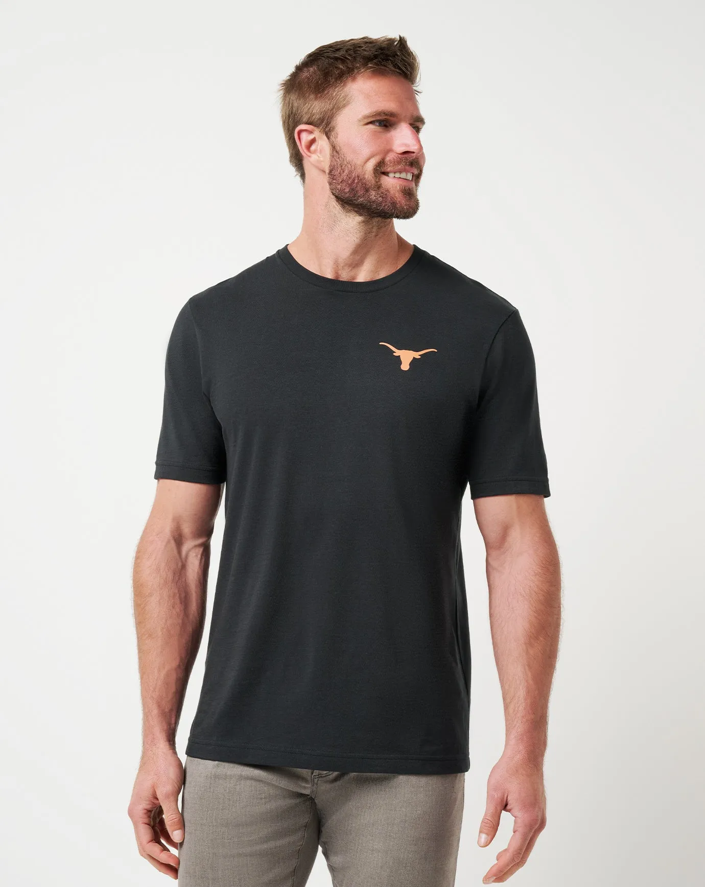 UT Austin Friendly Rivalry Tee Stretch Wear No Shrink Technology