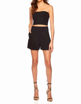 Pleated Short In Midnight City Mood Tennis shorts