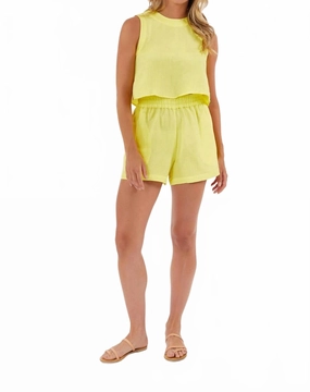 Breathable fabric Wedding Gift Pool Shorts In Citron