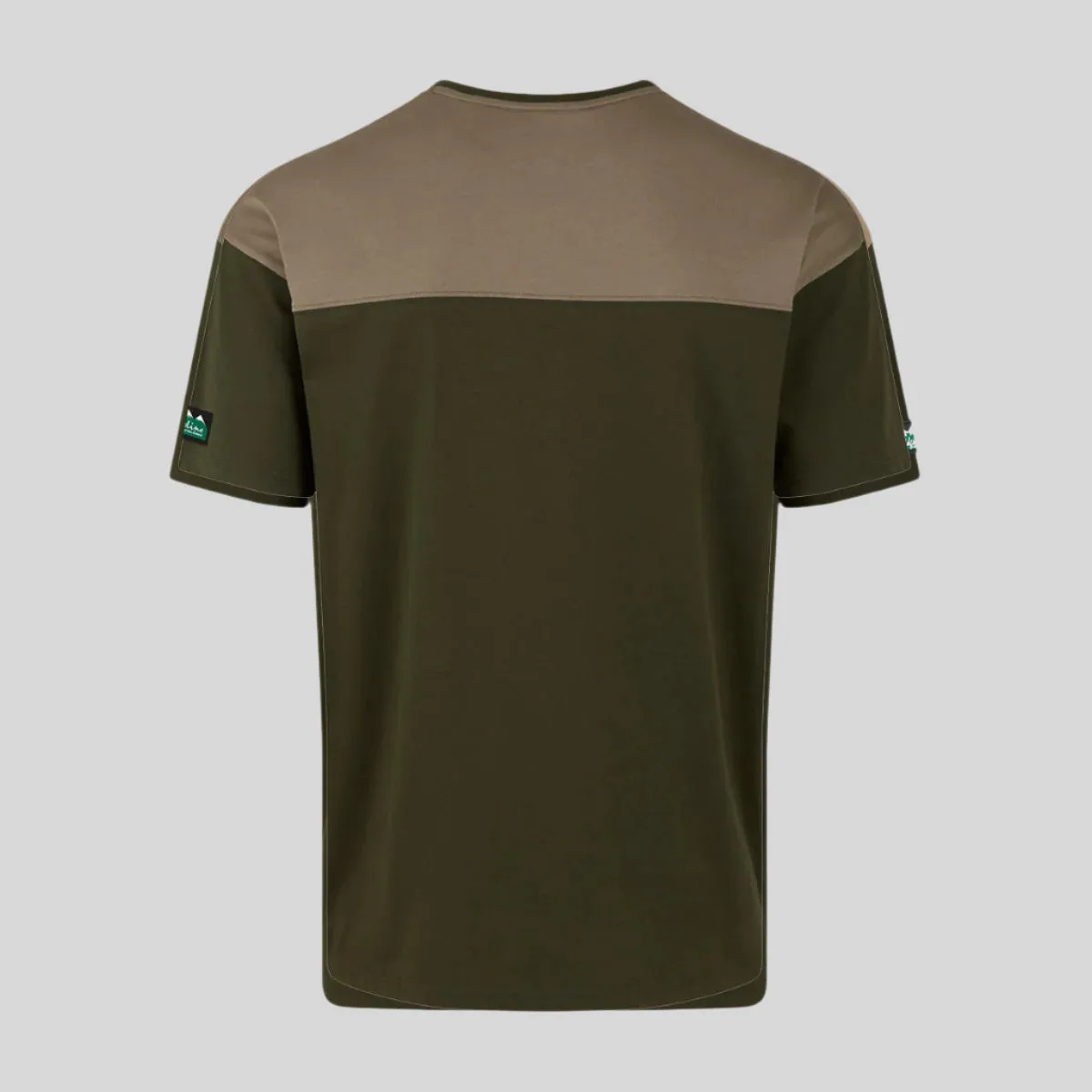 Backslider T-shirt Olive Multi DoubleNeedle Stitching