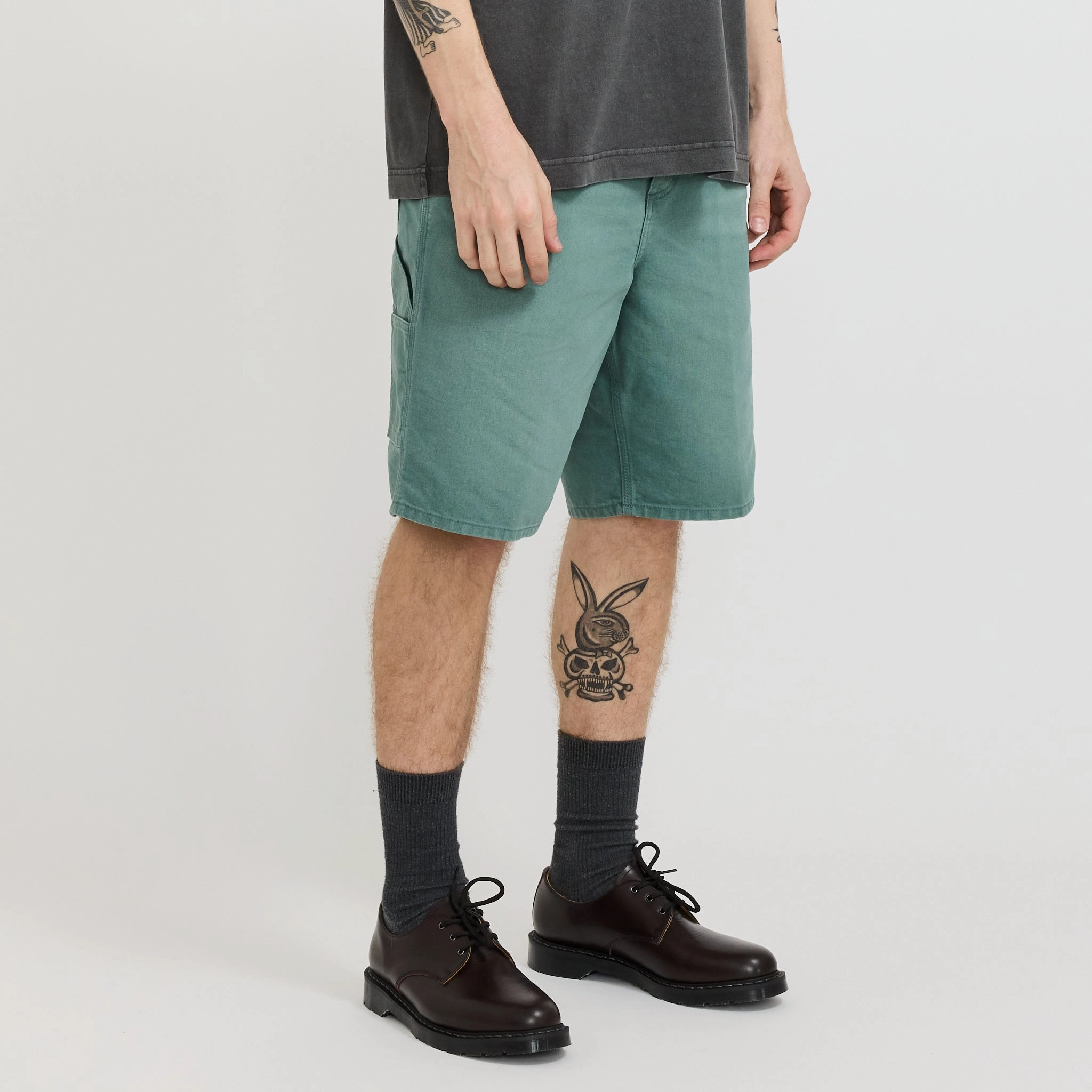 Single Knee Short Silver Pine Stretch Support Tactical Storage Solutions