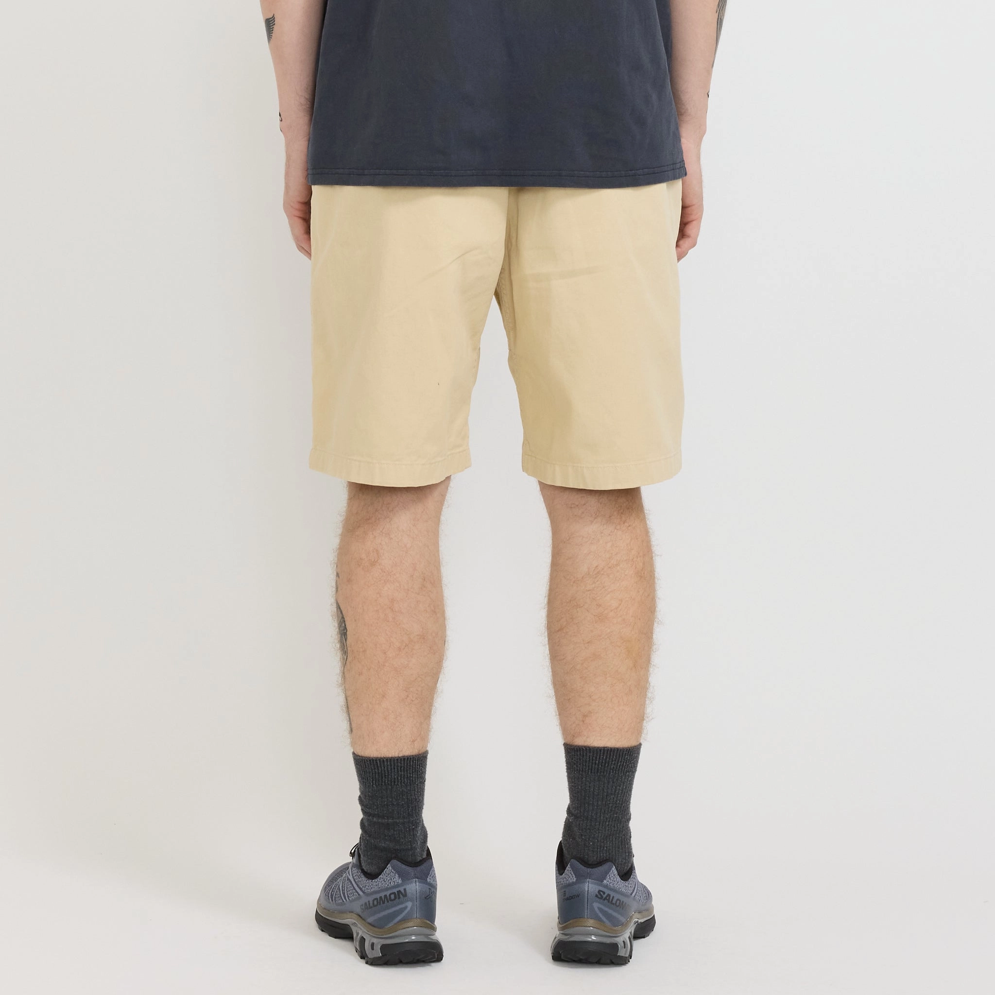 G-Short Beige Pigment Dye Wedges Mood Casual