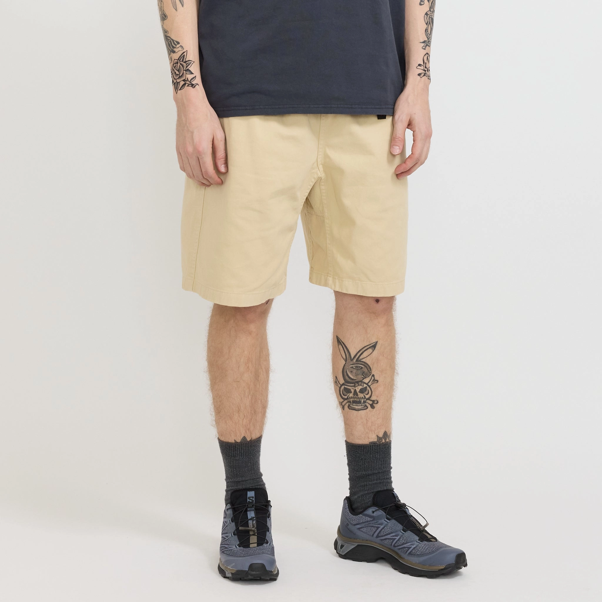 G-Short Beige Pigment Dye Versatile Layering