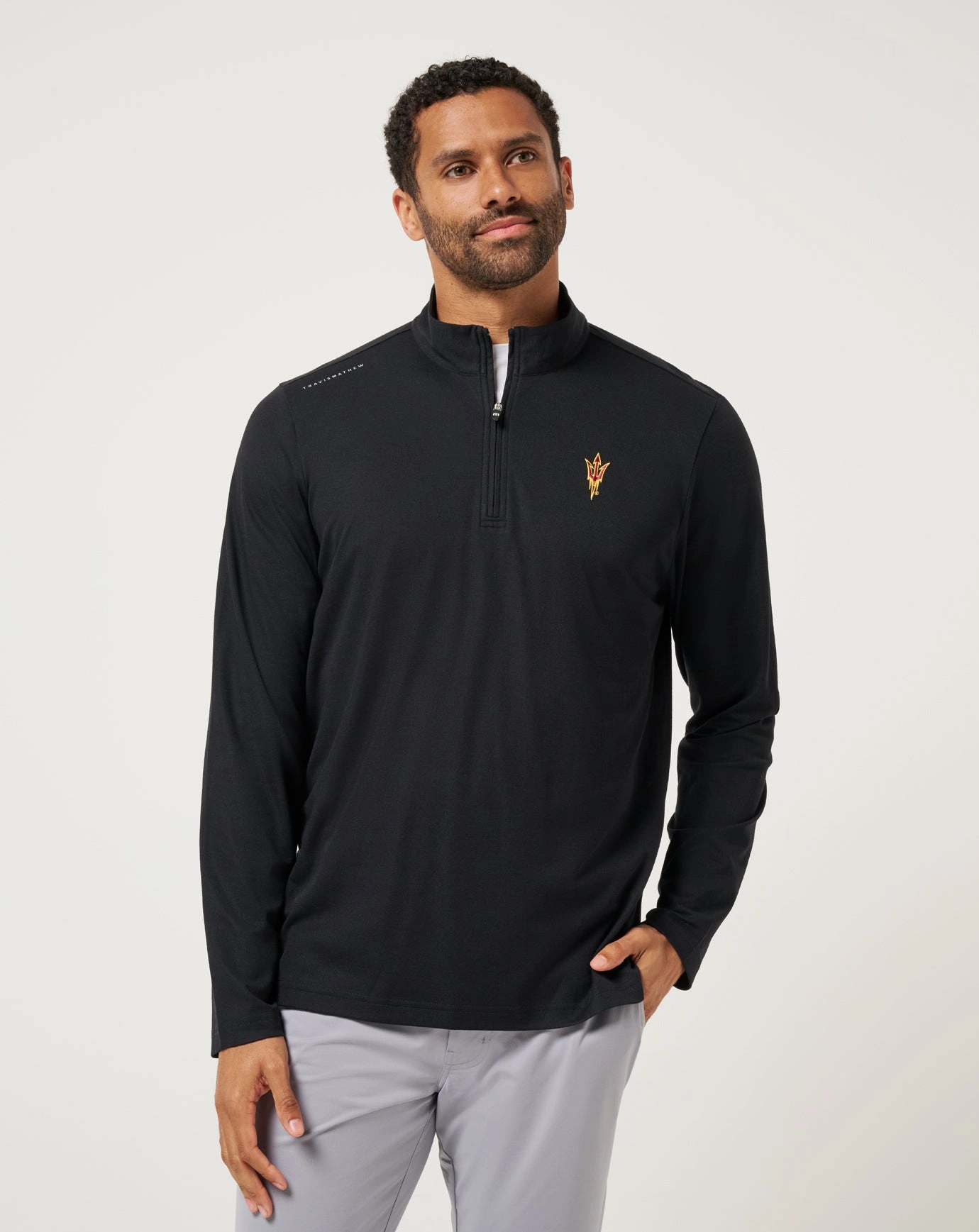 ASU Time To Tailgate Quarter Zip Hiking Trail Outfit