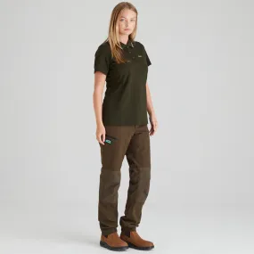 Women's Kilworth Polo Shirt Deep Forest Sustainable Waterproofing