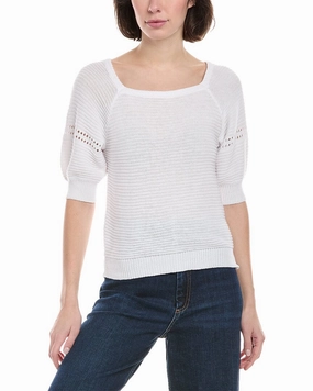 Outdoor Ready Rain   Rose Textured Rib Sweater