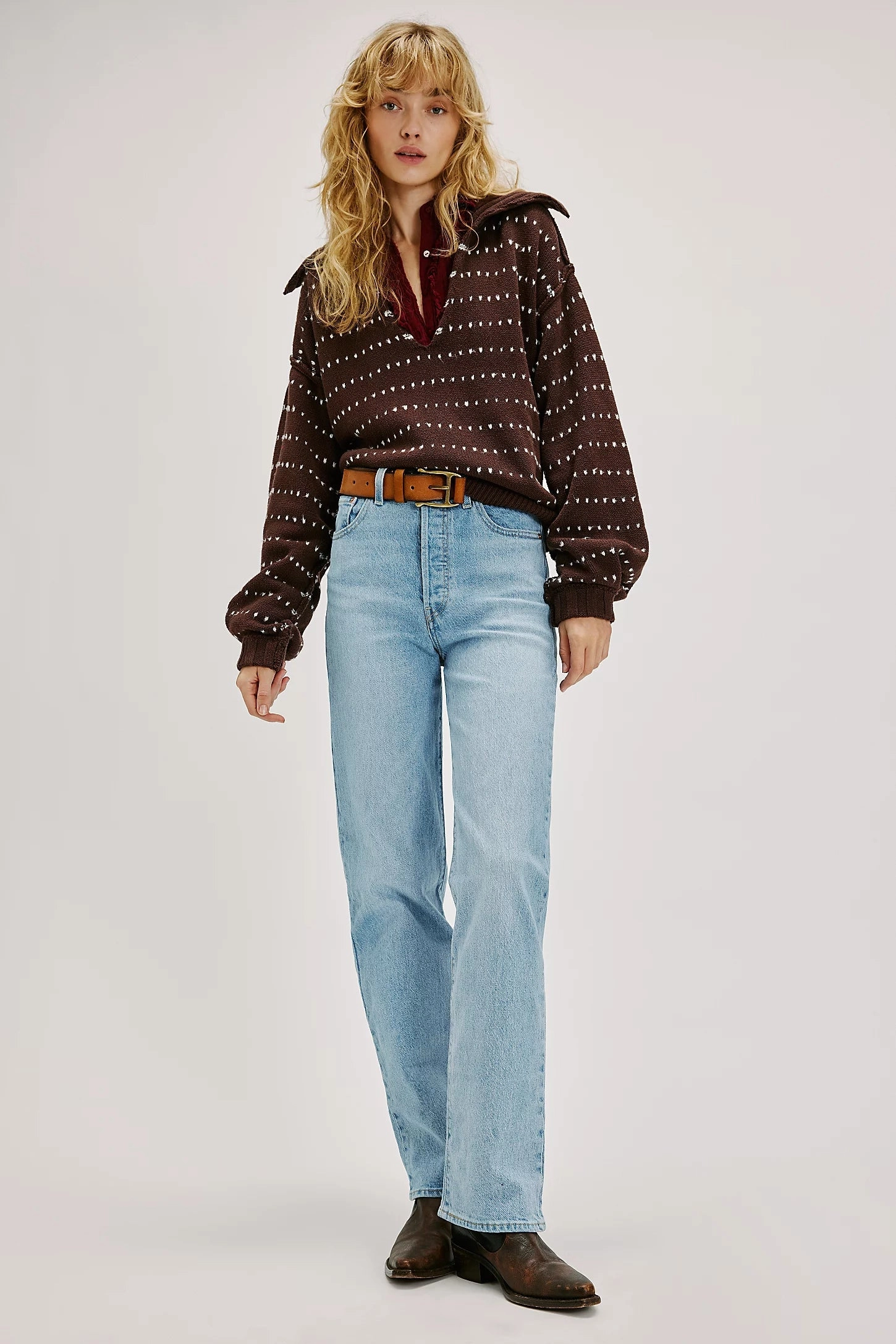 LEVI'S RIBCAGE FULL LENGTH (SAMBA TANGO LIGHT) Everyday Eco Friendly Earthy Sleek Comfort