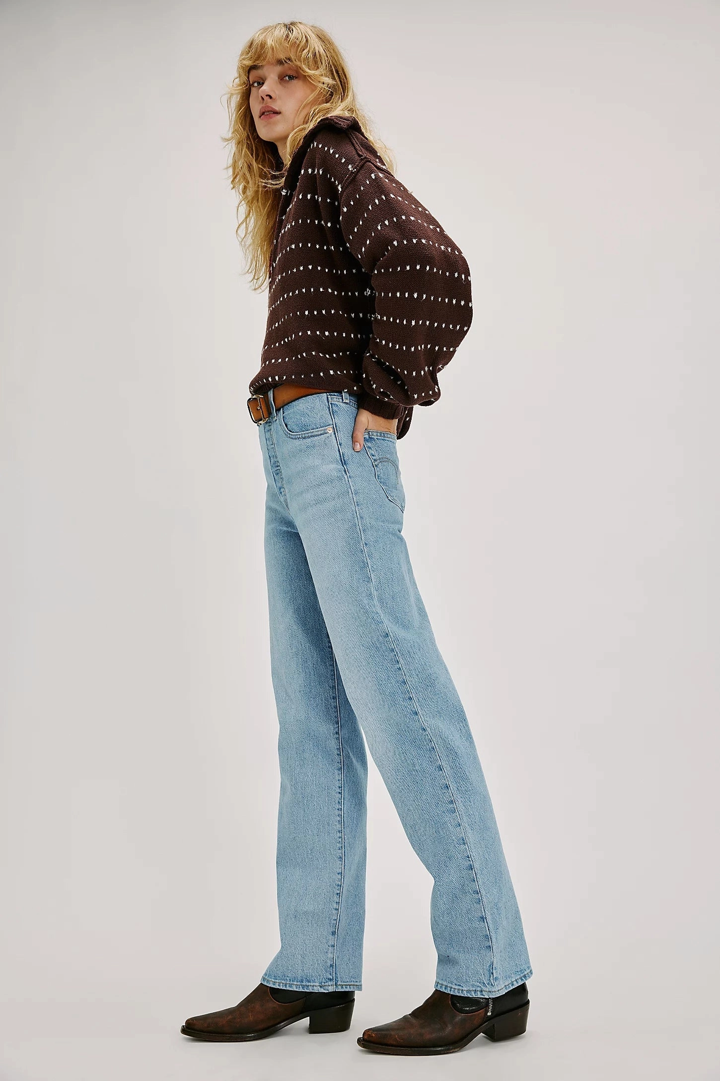 LEVI'S RIBCAGE FULL LENGTH (SAMBA TANGO LIGHT) Affordable Durable High Durability