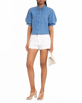 Collectible Item The Hang Mid-Rise Relaxed Short In White