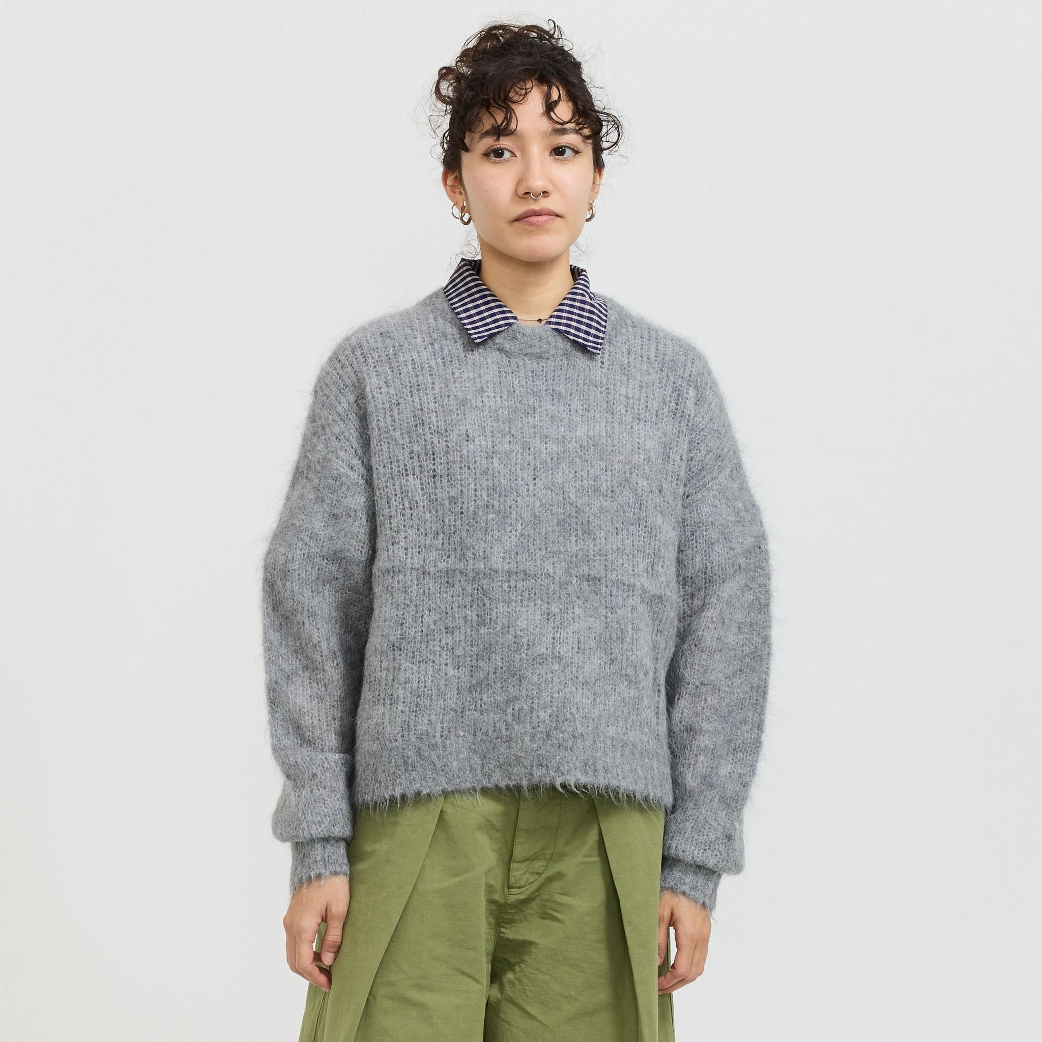 Sleek Performance Fit elegant design Bymi Jumper Heather Grey