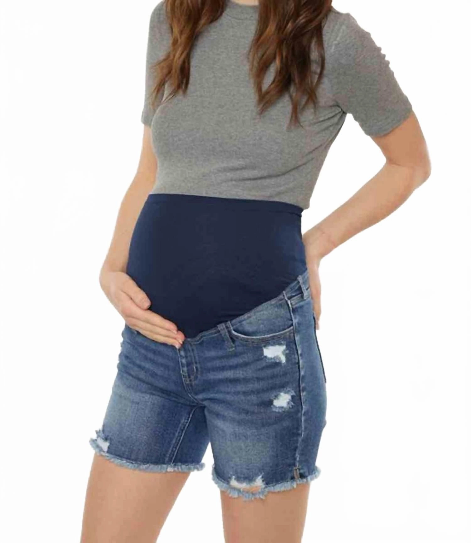 Handmade Renley Maternity Shorts In Medium