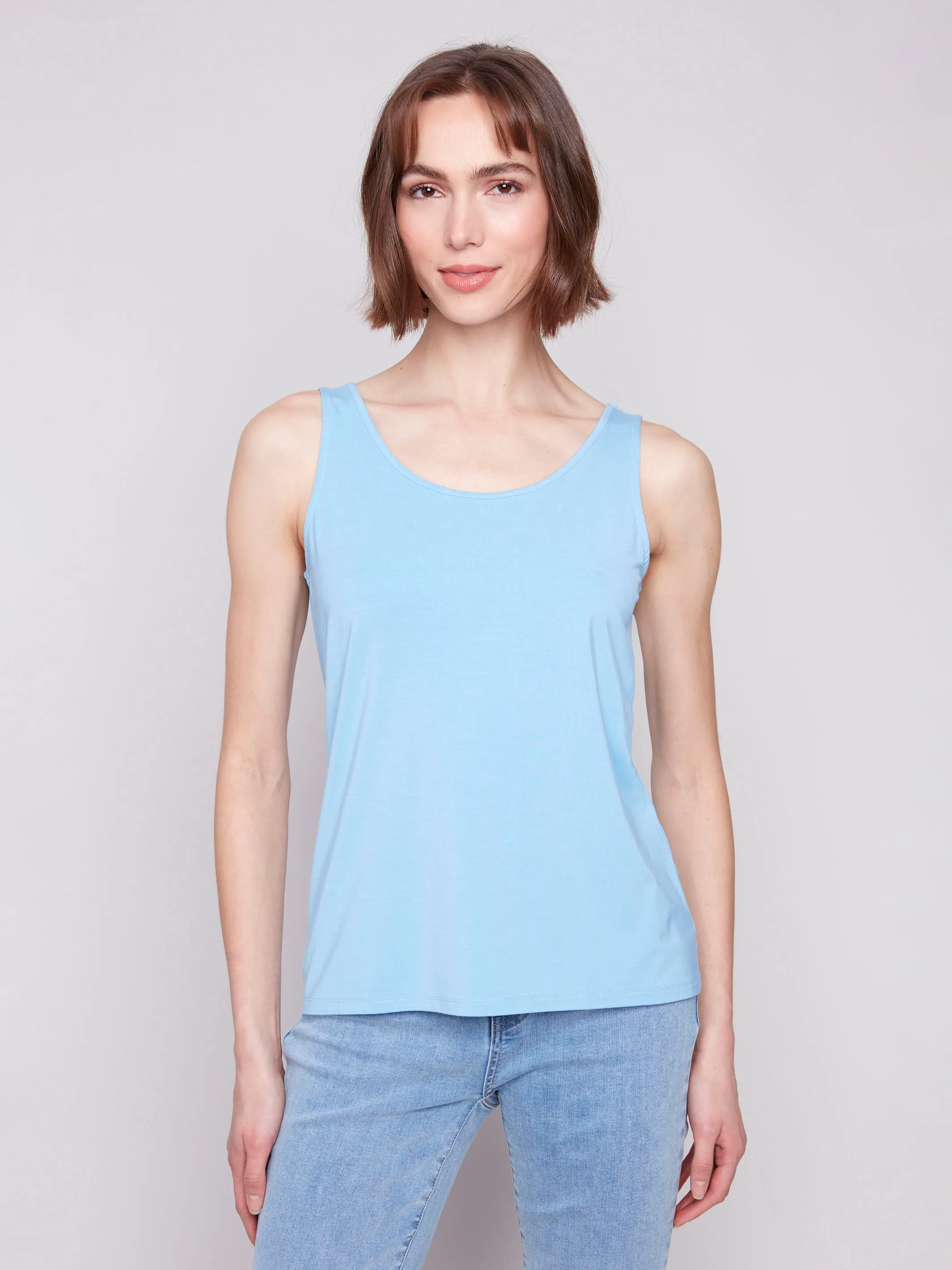 Reversible Bamboo Cami - Bluebell Office Attire Quick Release Fastener