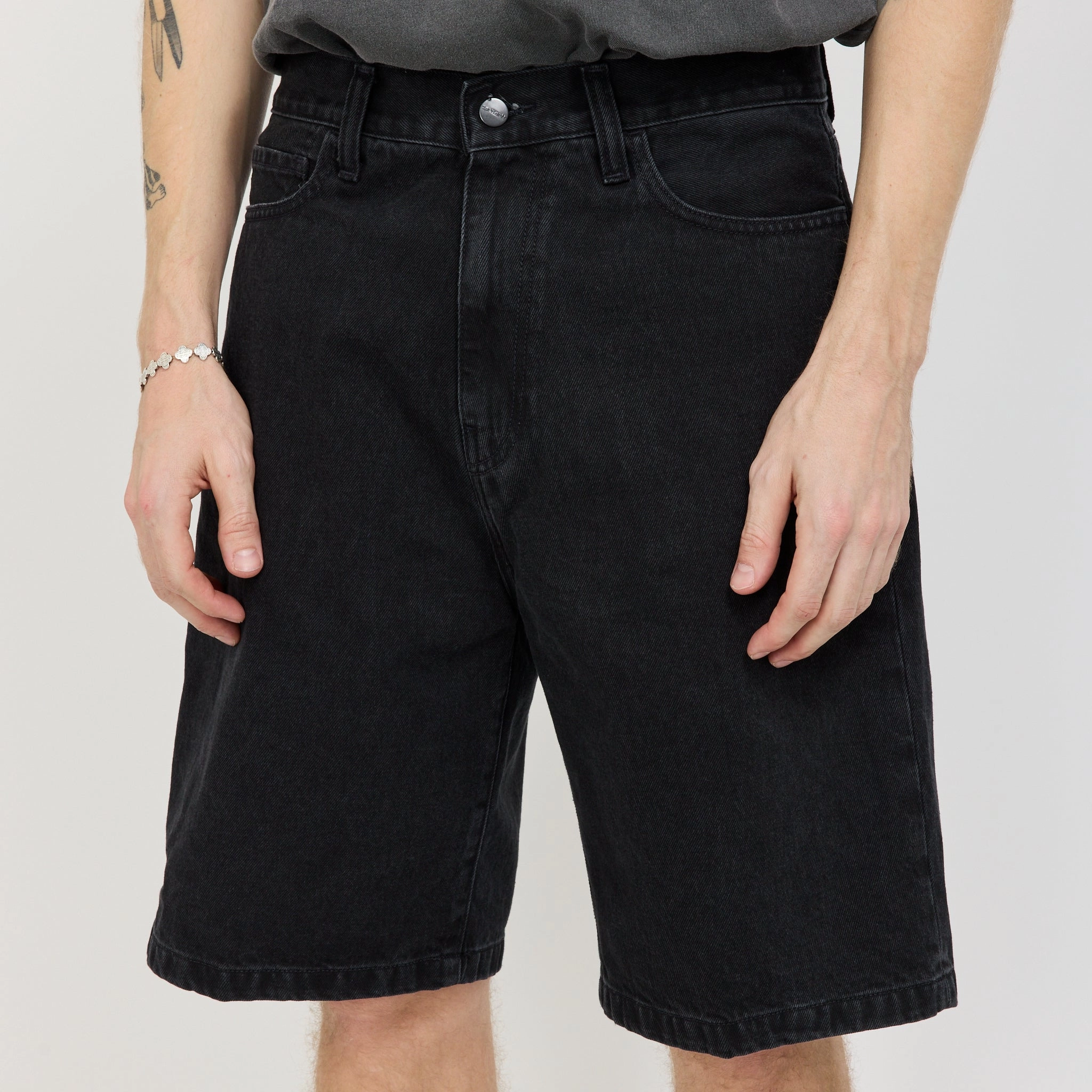meditation wear Everyday Feel Landon Short Black Stone Washed