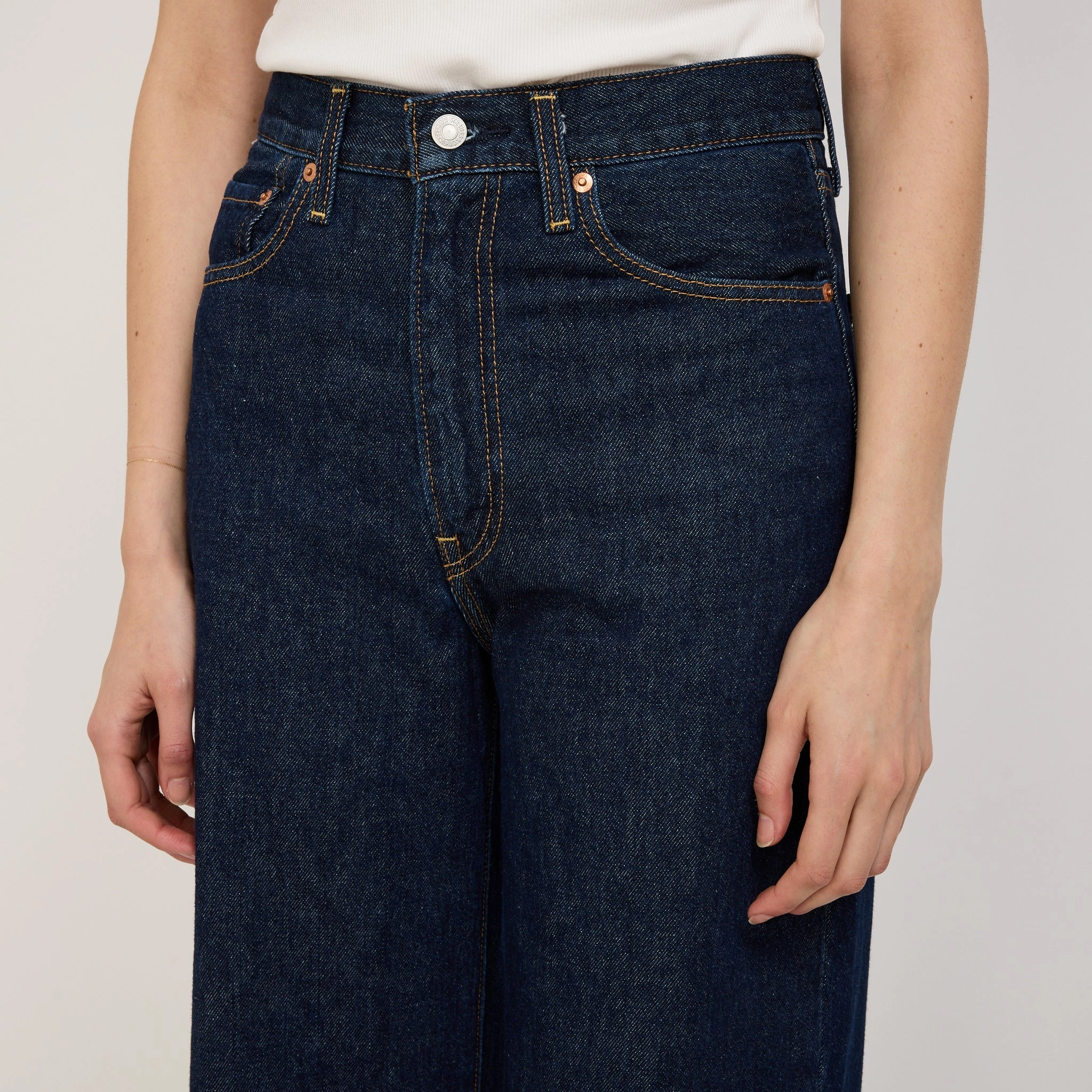 Everyday Favorite Ribcage Wide Leg Shaded View