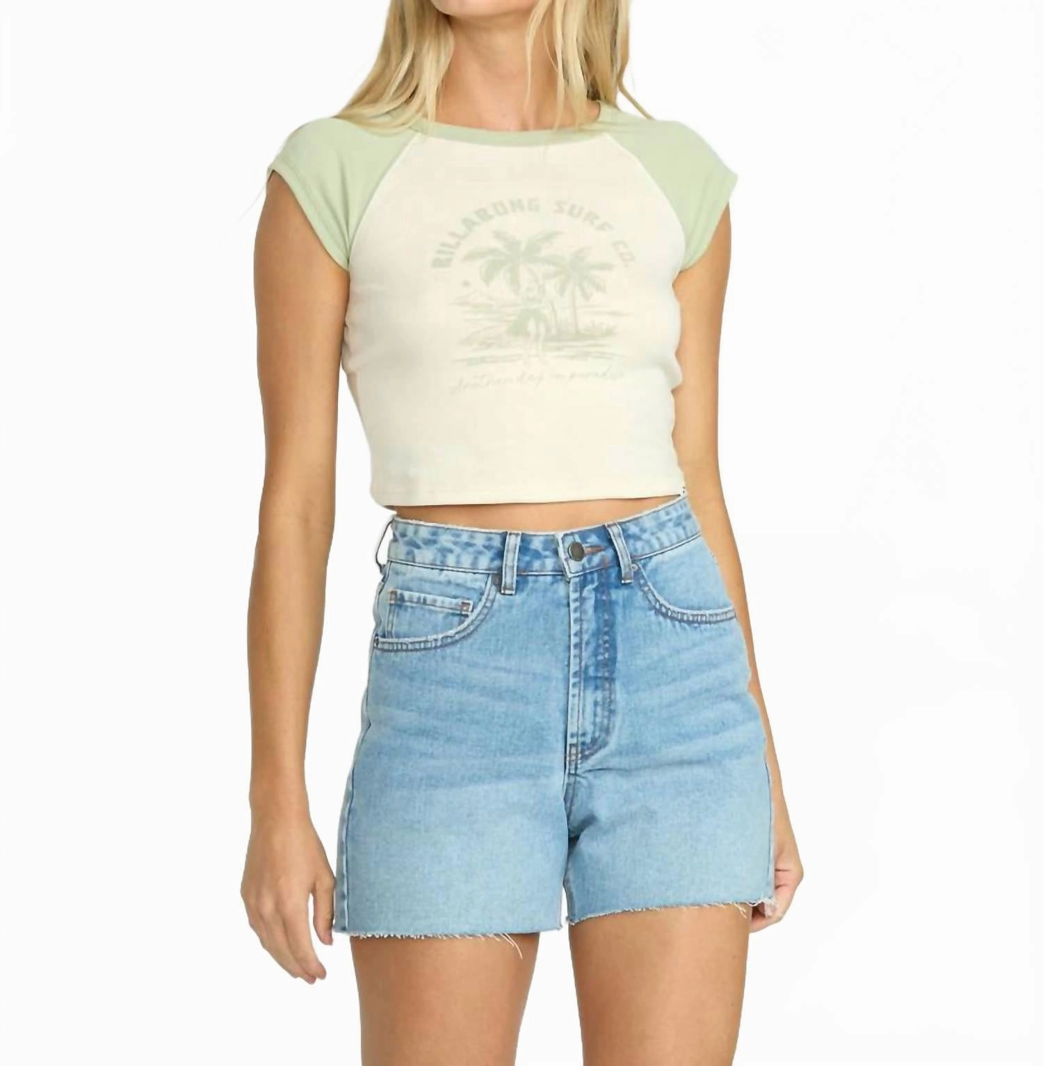 Luxury Feel Sneakers Riley Denim Short In Faded Indigo Fray