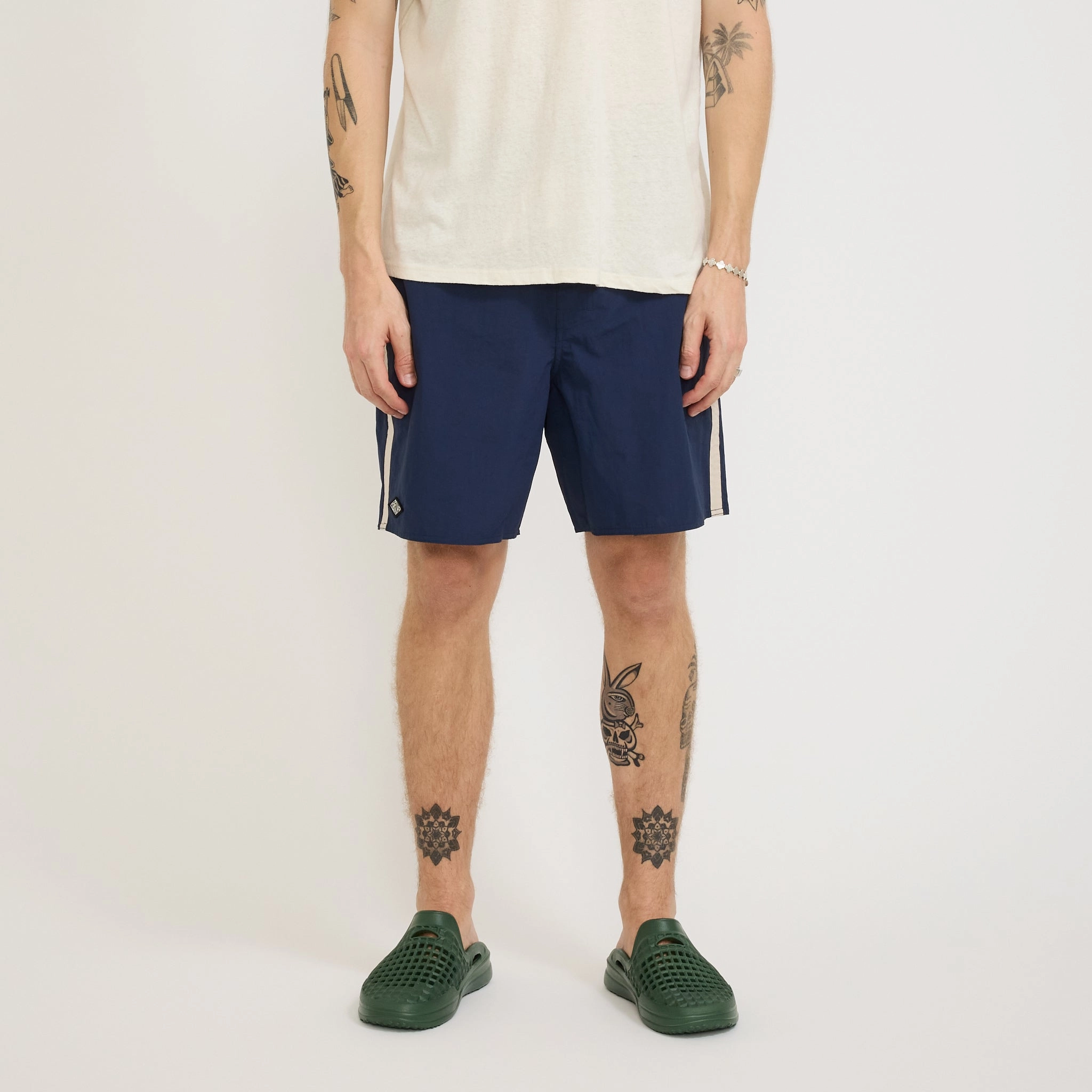 Ripstop Boardshort Dark Blue Versatile Styling Hypoallergenic Lining