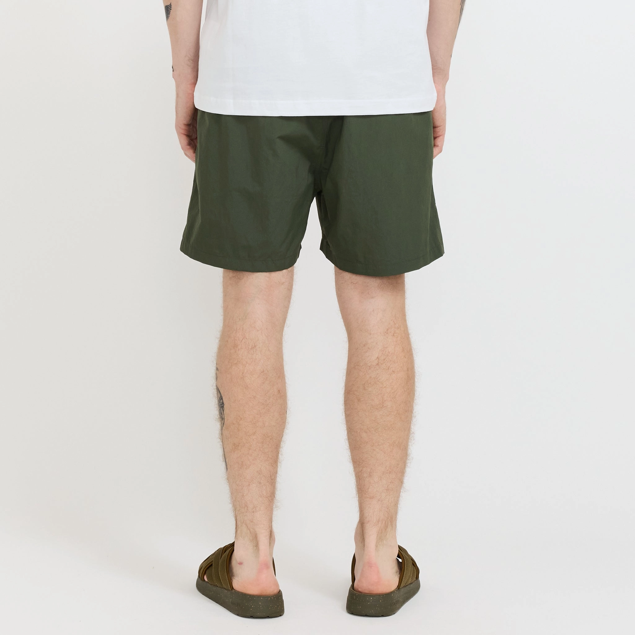 Eco Friendly Fabric Smart Look Hauge Recycled Nylon Swimmers Spruce Green