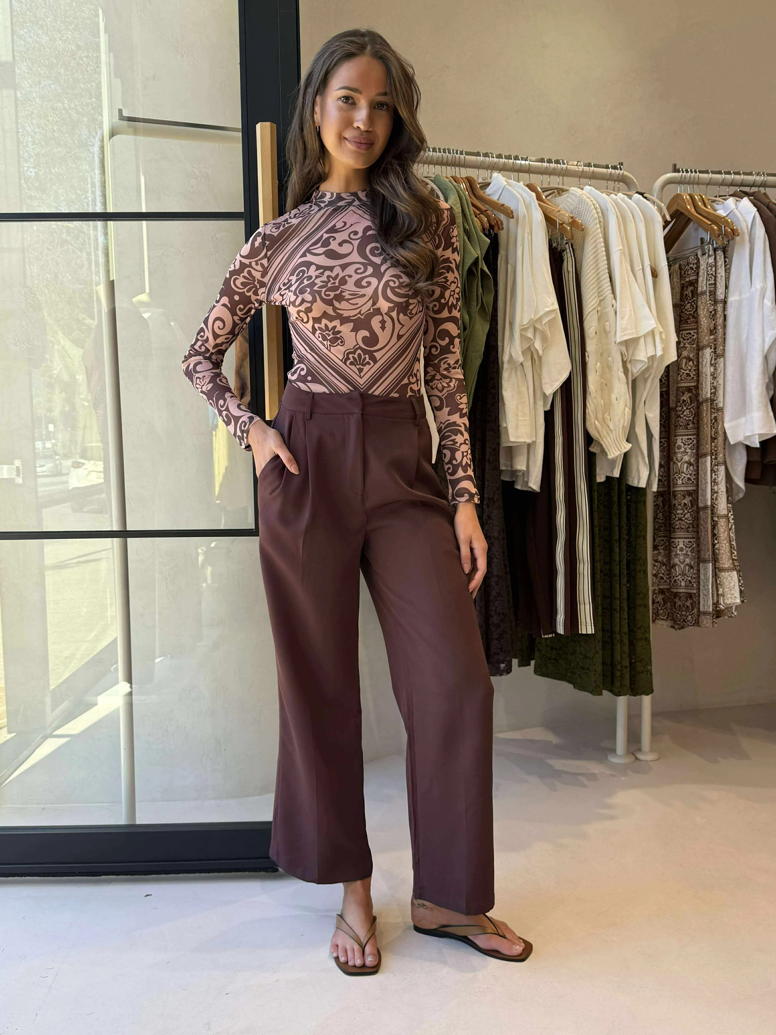 ROSIE PANT Layered Panel Design