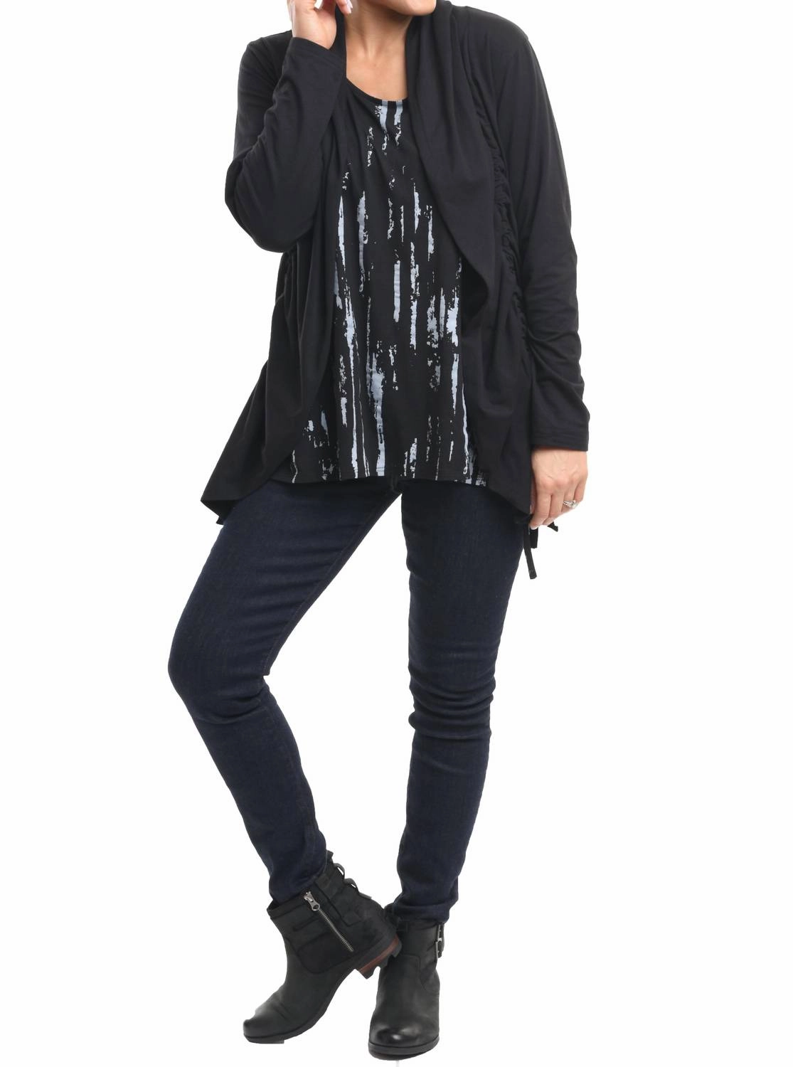 Ryder Cardigan In Black Timeless Layering