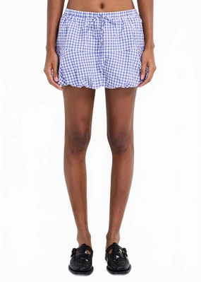 Ryland Skort In Blue/white Odor Control Technology sunglasses