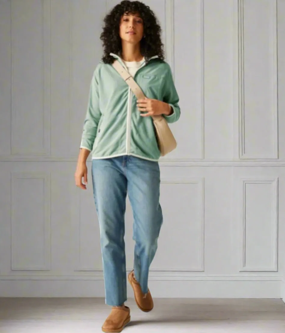 Sage Lilana Full Zip Fleece GarmentWashedFinish Quick Access Slit