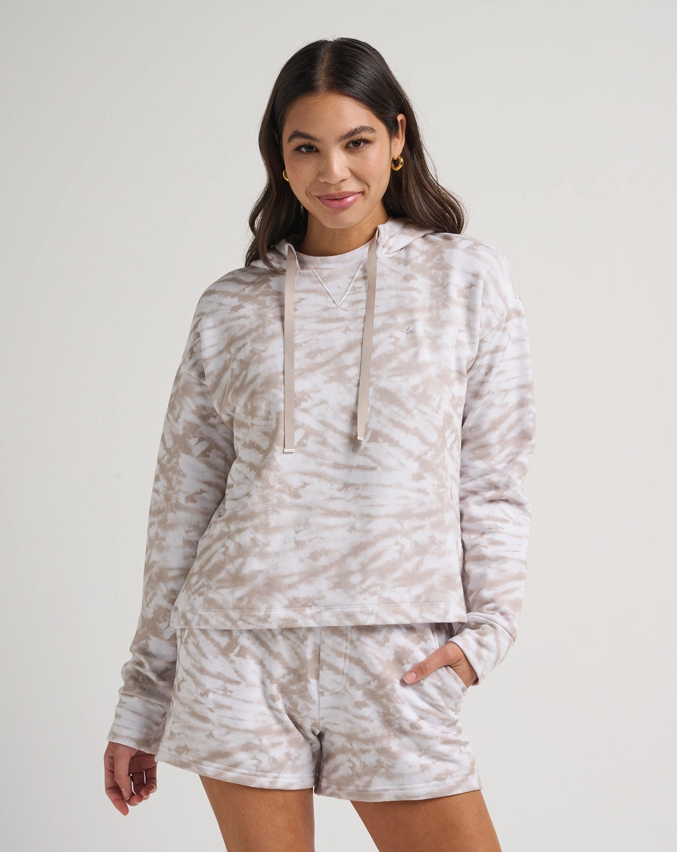 Casual Vibe Drop Shoulder San Sebastian Cloud Fleece Hoodie