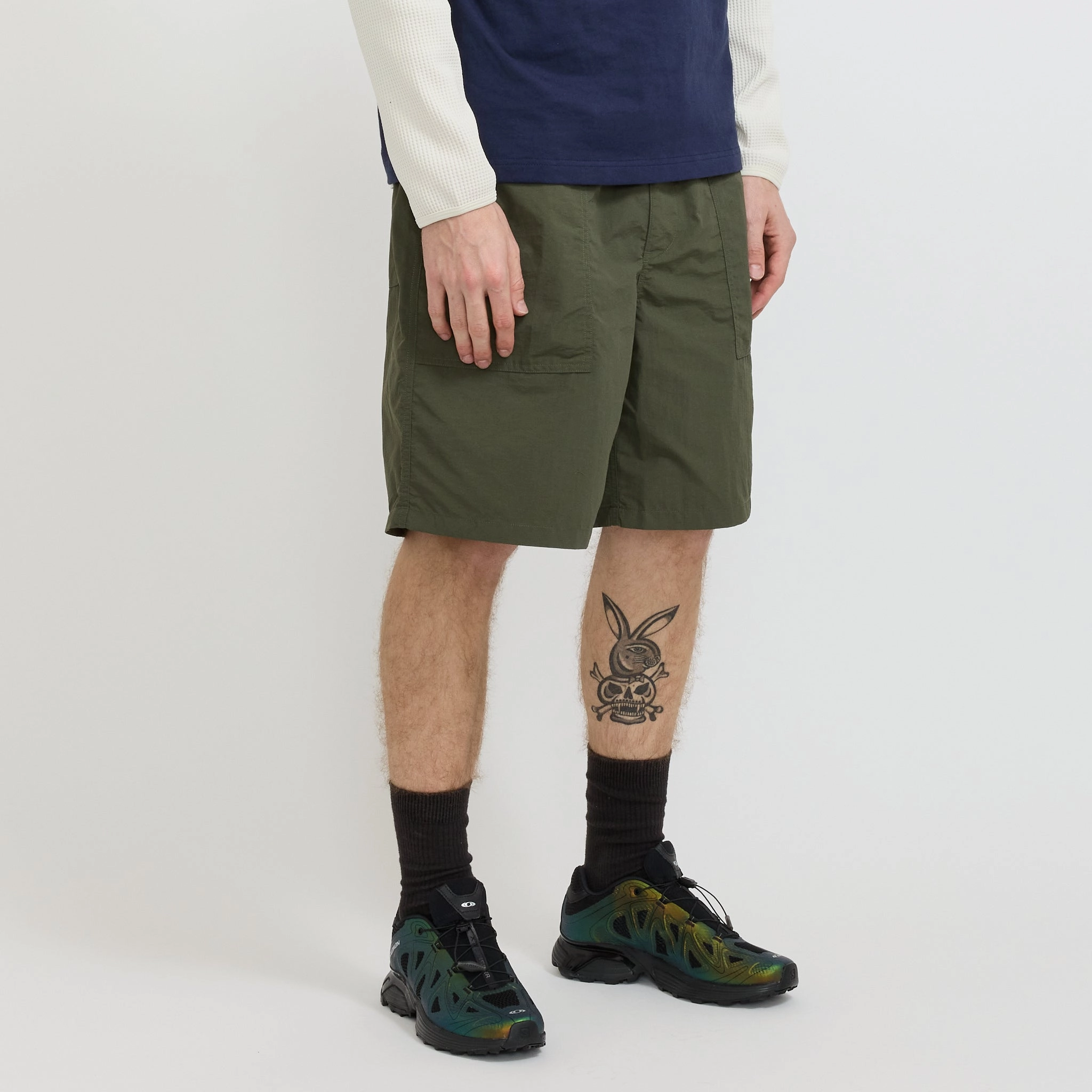 Scale Shorts Army Ergonomic Panel Design Sneakers