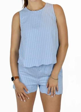 Tennis shorts Seaside Scallop Shorts In Light Blue