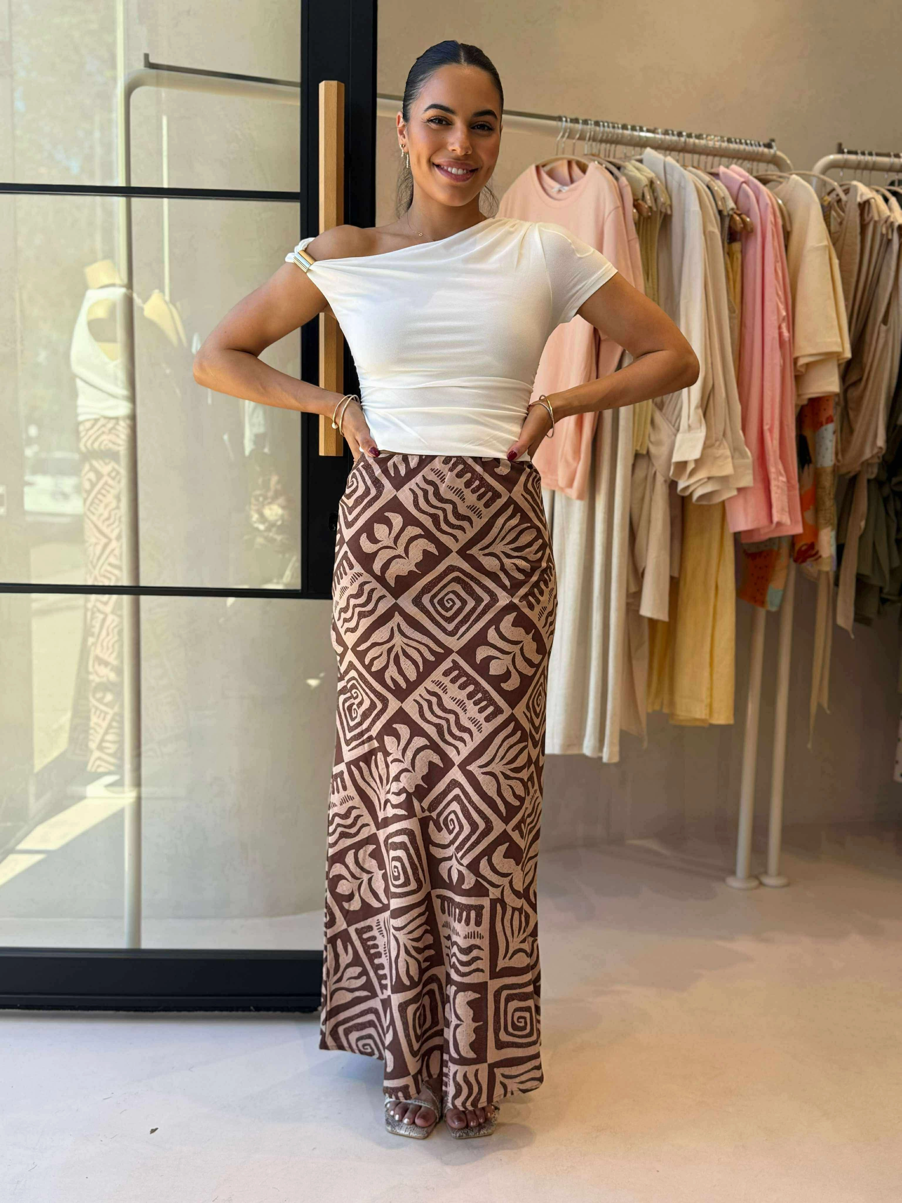 light colors TULUM MAXI SKIRT