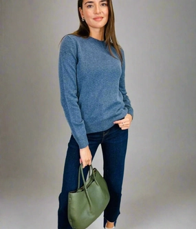 Blue Recycled Blend Jumper Comfy Look