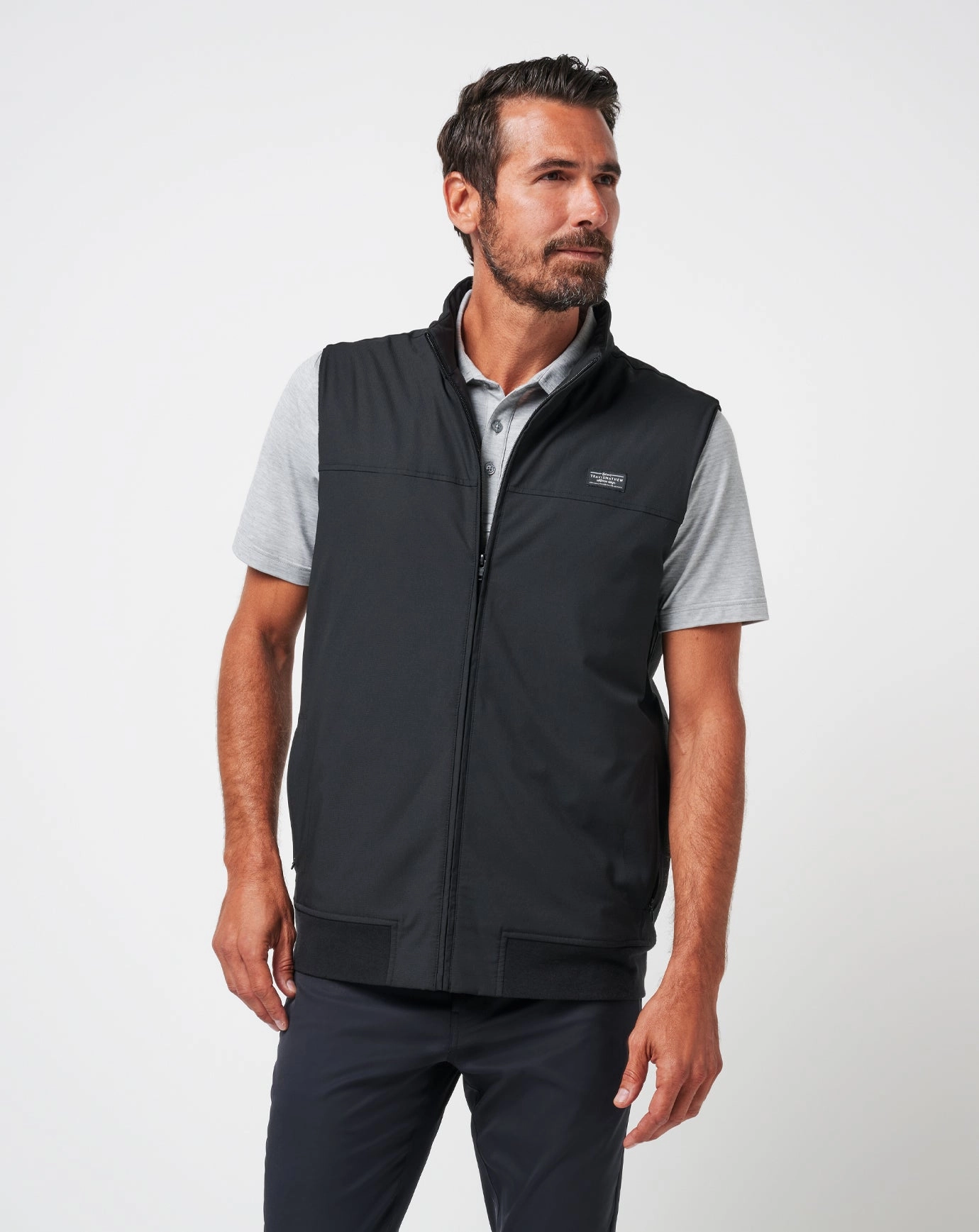Subtle Texture Sporty Fit Wanderlust Vest