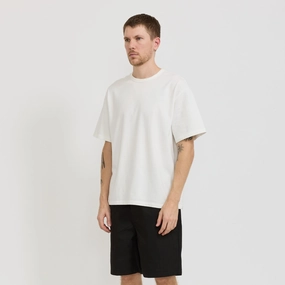 Ragnar Fine Broken Twill Shorts Black Sleek Stretch