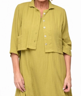 Parker Jacket Top In Sweet Pea Trendy Warmth