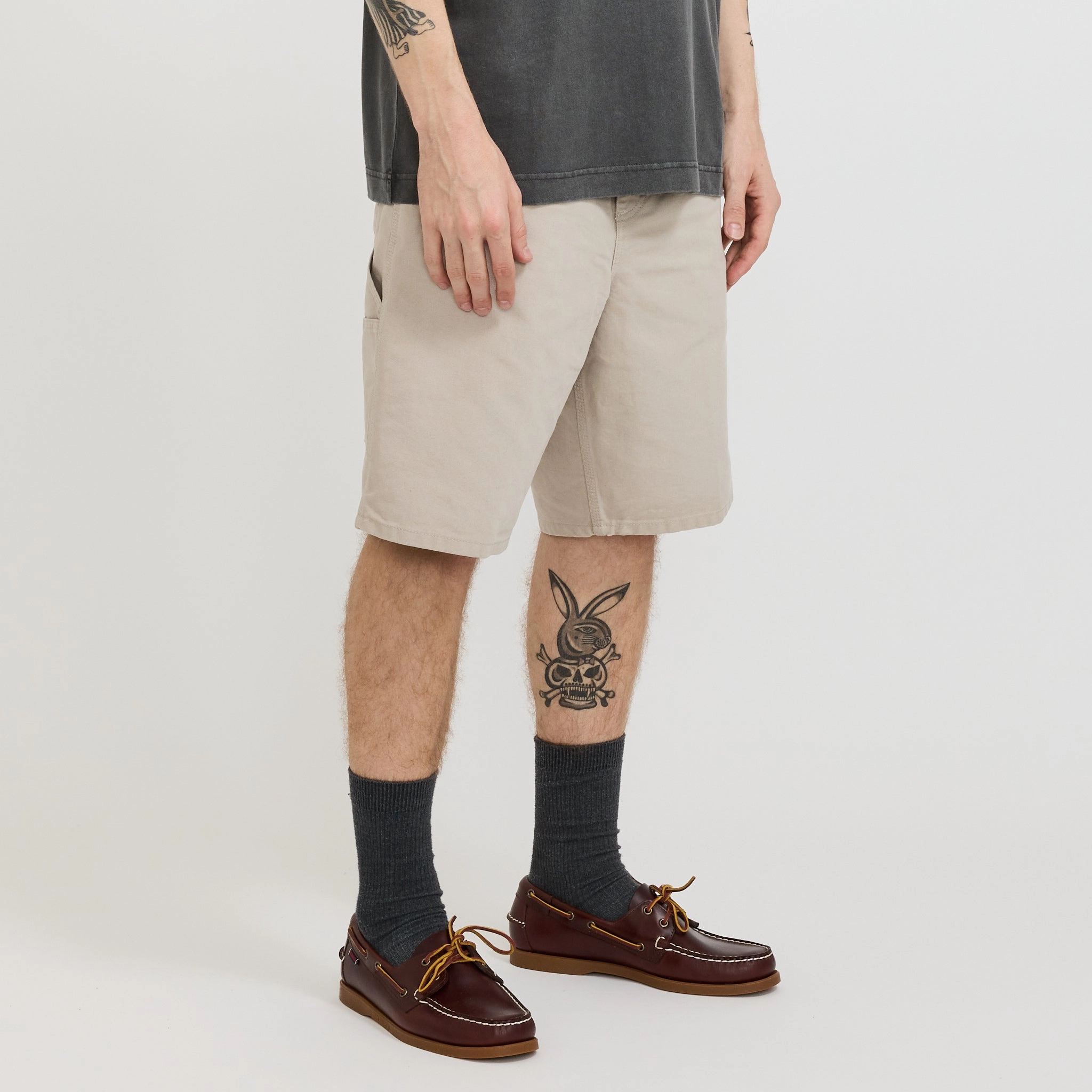 Single Knee Short Dusky Beige picnic clothes