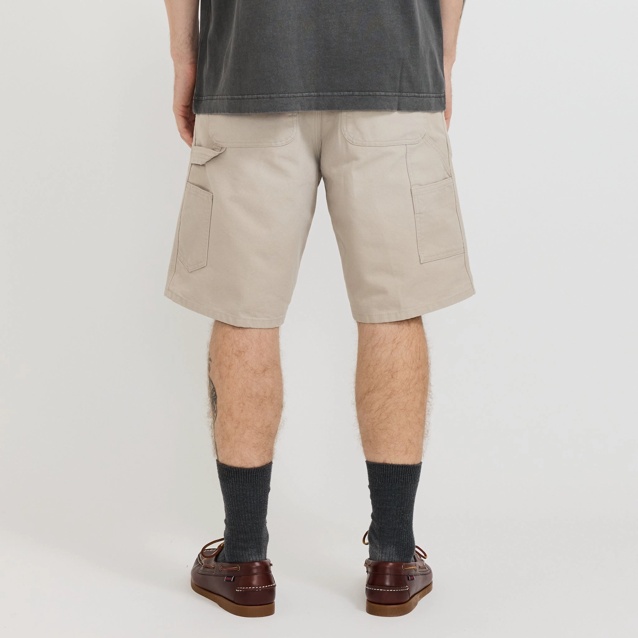 Warm Mood All Day Fit Single Knee Short Dusky Beige