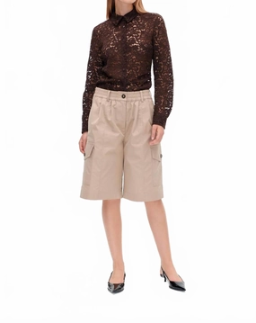 Neeto Twill Shorts In Savannah Tan Ultimate Ventilation Channels