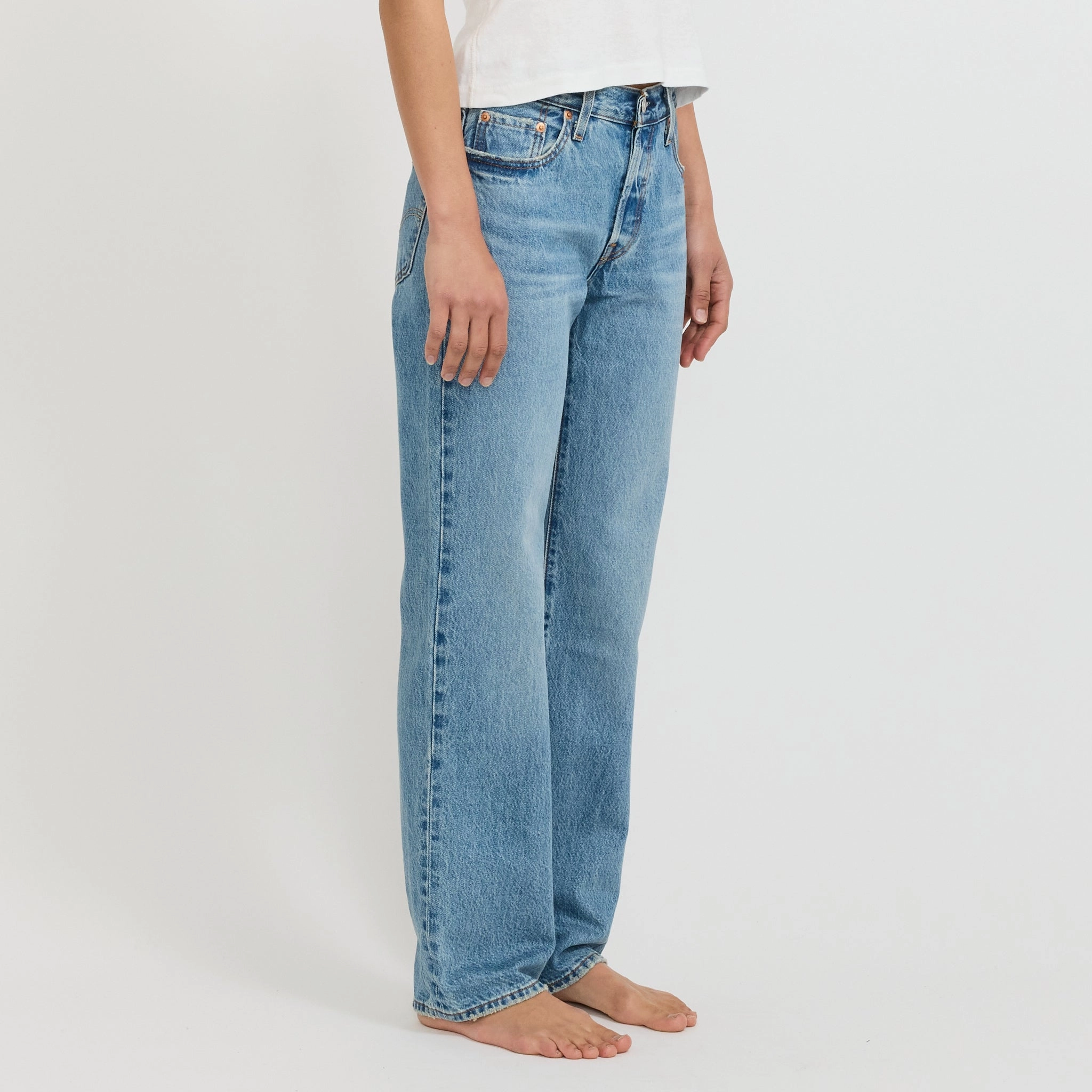 501 90's In Love With You Crosshatch Stitching Smart Fit