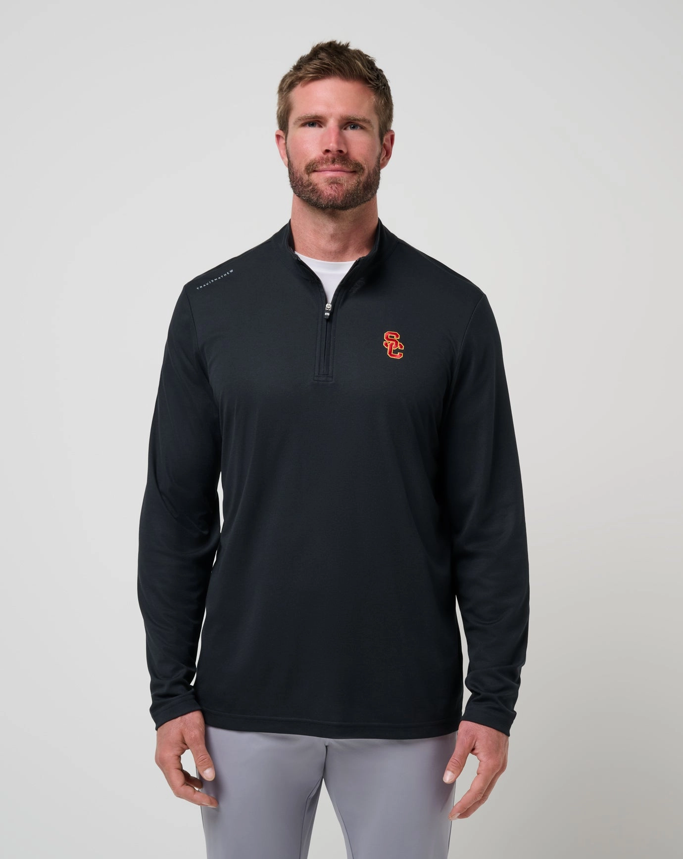 Minimalist Aesthetic USC Time To Tailgate Quarter Zip