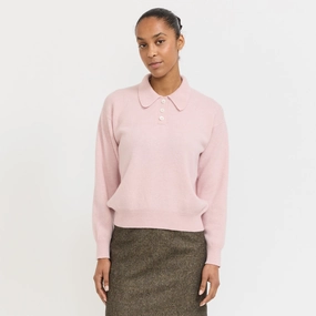 Classic Winter Soft and Stylish Edith Polo Pale Pink